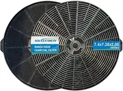 Replacement Charcoal Filters for Cosmo,Range Hood Carbon Filters，Size is 7.4 x 7.28 x 2.05 Inches RCF-01 (2)