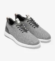 Cole Haan Grand Pluss Essex Distance Knit Oxford Nimbus Cloud Gray C30821 Men's
