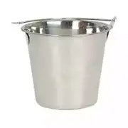 Thunder Group SLPAL009 9 Qt Stainless Steel Utility Pail w/ Swing Handle