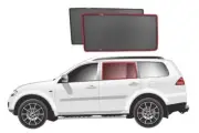 Genuine SNAPSHADES Car Rear Window Shades for Mitsubishi Challenger/Pajero Sp...