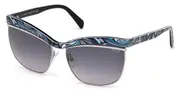 Emilio Pucci EP0009 05B Men's Sunglasses Silver Size 61