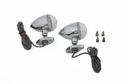 LED Bullet Turn Signal Set with Bracket Mount for Harley Davidson by V-Twin
