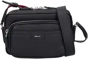 [Bally] Barry Shoulder Bag CODE CROSS EW MAC02N VT397 U901P BLACK+PALLADIO, BLACK+PALLADIO, Free Size
