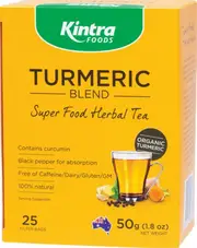 Kintra Tea Bag Turmeric 25 Pack 50g x 1