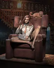 Hermoine In The Common Room Statue 3D Print Unpainted/Unassembled