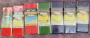 Lot Of 7 Multicolored Wrights Bias Hem Facing/Wide Bias Tape Red/Blue/Green
