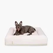 DF Co. Dog Orthopedic Memory Foam Bed | Helps Arthritis & Joint Pain | Lavender Infused, Waterproof Exterior, Machine Washable Cover, Anti-Slip Base | Pink, Size L