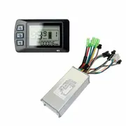 TDR 48V 1000W Electric Bicycle Scooter Controller with LCD Digital Display Panel Speed ODO Trip Distance Battery Level PAS for E-Bike Accessories