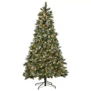 National Tree Company 2.7m Bayville Pine Pre-Lit Christmas Tree with 1844 Tips
