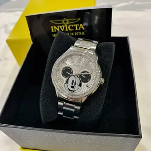 (Little bee小蜜蜂精品)INVICTA 英威塔 Disney聯名限量款 米奇鋼錶 全球限量3000支