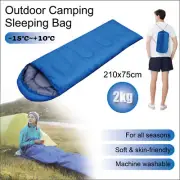Outdoor Camping Envelope Sleeping Bag Thermal Tent Hiking Winter Single -1°C AU