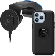 Quad Lock Windscreen/Dashboard Car Phone Holder with MAG Wireless Charging Head V2 and MAG Phone Case for iPhone 14 Pro Max
