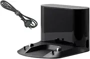 Docking Station Charger Base Parts Accessories .Compatible for Roborock S7 Q7/S7 Plus /Q7 Max S5 Max S7 MaxV/ S8 /Q8 MAX. Cleaner EU(Black with Cable)