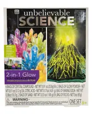Volcano Set Unbelievable Science 2 in 1 Glow Volcano & Crystals