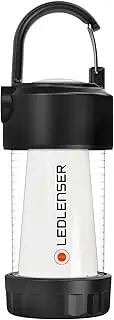 Ledlenser ML4 Outdoor Lantern, Ultra-Compact Area Lighting, 300 Lumens, Rechargable Battery, Carabiner Hook