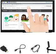 7 inch HDMI LCD 1024x600 Resolution Capacitive Touch Screen IPS Display Module Compatible with Raspberry Pi 4 3 2 1 B B+ A+, PC, Supports Windows 10/8.1/8 / 7
