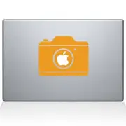 The Decal Guru 2084-MAC-13X-SY Simple Camera Decal Vinyl Sticker, Yellow, 13...