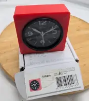 NeXtime Desk Clock- Battery Operstef Foam Case-5168ro