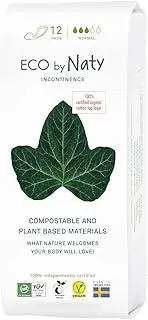 Eco by Naty Eco By Naty Incontinence Pads Normal 12 Pcs, 12 Count