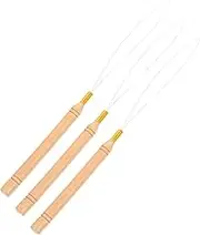 GLSTOY 3pcs Threader Beading Embroidery Needles Long Beaded Needles Supplies Beading Needles Needles Stitching Inserter Bead Threading Tool Beading Apparatus Beading Tool for