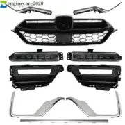 11pcs For Honda CRV 2020-22 Front Grille Headlight Trim Fog Light Bracket Set (for: Honda)