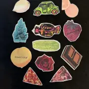 Lot Of 12 Vintage 80’s 3M Scratch & Sniff Matte Stickers -