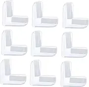 BIUDECO 20pcs Transparent Anti-Collision Stickers Corner Guards for Furniture Protector Edges Covers Furniture Corner Guards Table Corner Glass Table PVC Thicken Baby Anti-Collision Angle