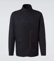 [Zegna] Zegna Motorin 125cc technical field jacket AU 87 blue