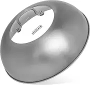 Wok Lid 13.6 Inch / 34.5 Cm- Premium Stainless Wok Cover with Tempered Glass Ins