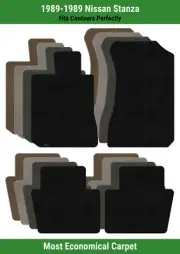 Lloyd Velourtex Front & Rear Row Carpet Mats for 1989 Nissan Stanza (for: Nissan)