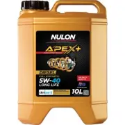 Nulon APEX+ 5W-40 Long Life Engine Oil 10L Full Synthetic APX5W40D2-10