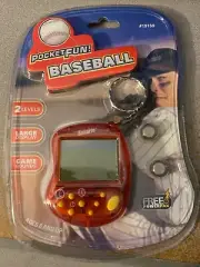 Senario Pocket Fun Baseball Electronic Handheld keychain Game New