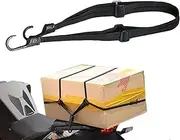 Motorcycle Luggage Straps,Retractable Cargo Hook Strap - Elastic Rope with 2 Hooks, Multifunctional Tie-Down Straps for Luggage Hat