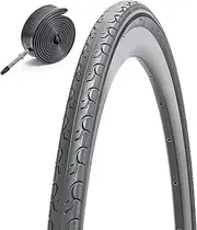 FengCan 700C Bicycle Tyre 28-622 700 x 28C Foldable and 28 Inch Bicycle Inner Tube 700 x 25/32C Presta Valve 60 mm, Suitable for 700 x 28C 28 x 1.10 City/Road Bike Bicycle Tyre Replacement Wheel (One)