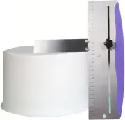 12 Inch Cake Scraper Smoother, Stainless Steel Cake Bench Scraper Decorating Too