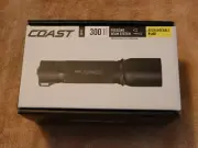 Coast Flashlight 19221 HP7R LED Rechargeable Long Distance Focusing Light BLACK