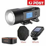 Godox AD400Pro 2.4G HSS Outdoor Flash Xpro-N Trigger 95cm Softbox For Nikon D810