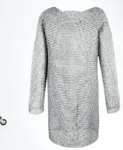 Aluminium Chainmail Shirt Butted Chain Mail Large HAUBERK