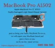 Apple MacBook Pro 13 inch A1502 2013 2014 2015 Faulty Damaged Repair Service
