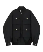 Multi-pocket flip jacket S,L black