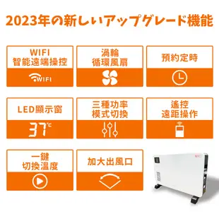 【日本TAIGA】WIFI渦輪瞬熱式暖房機 CB1117 過BSMI商標局認證字號R34785 寒流 速熱 電暖器