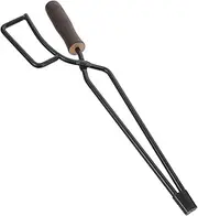 Outdoor Log Grabber Fire Tongs Heavy Duty and Tool for Safe Firewood Handling Camping and Pits and Durable Fire Pit Accessory
