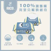 在飛比找蝦皮購物優惠-韓國 RICO baby 兒童可沖式濕紙巾60抽