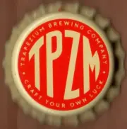 USA Plastic Lined Beer Crown Bottle Cap: Trapezium Brewing