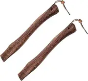 JOINPAYA 2pcs Ergonomic Wooden Hatchet Handle Durable Wood Grip for Axes Slip Replacement Accessory Quick and for Camp Axe Repairs Comfortable Design