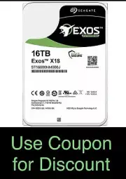 Seagate EXOS 16TB 3.5" X18 SATA HDD Hard Drive OEM Package Faster Shipping
