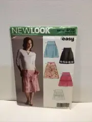 New Look 6512 Misses Drop Waist Skirt Sewing Pattern Size (6-16) Uncut New FF
