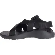 Chaco Women's MEGA Z Cloud Sandal, Solid Black, 11 Sz_11_Solid Black