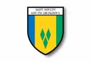 Stickers decal souvenir vinyl car shield flag world crest st vincent grenadines