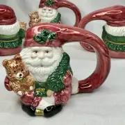 Home For The Holidays Santa Clause Napkin Holders Set Of 4 New In Box RARE